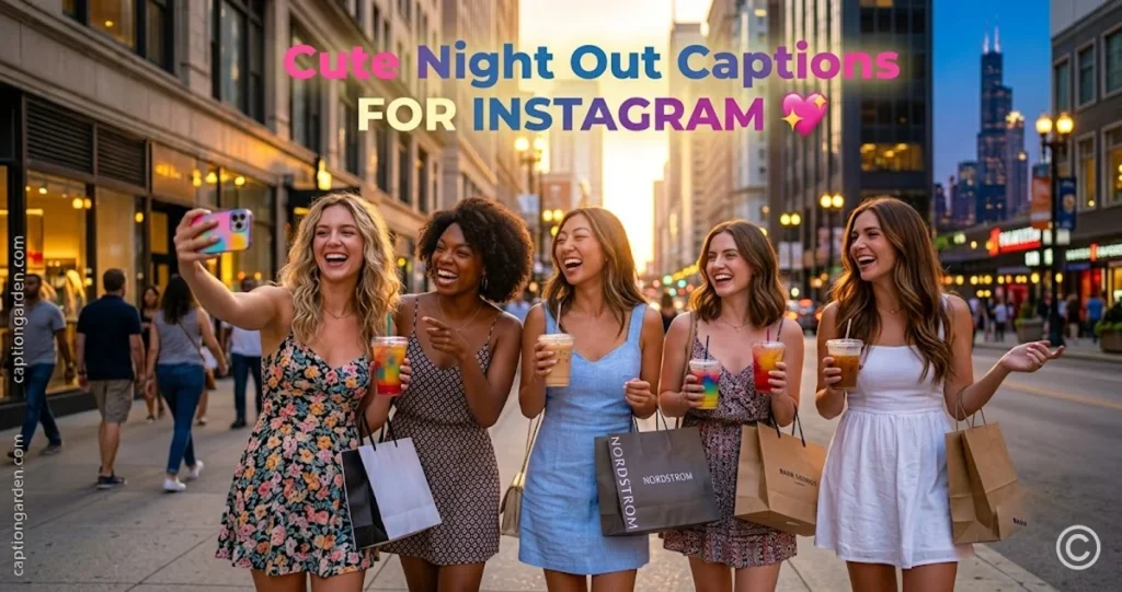 Cute Night Out Captions for Instagram 