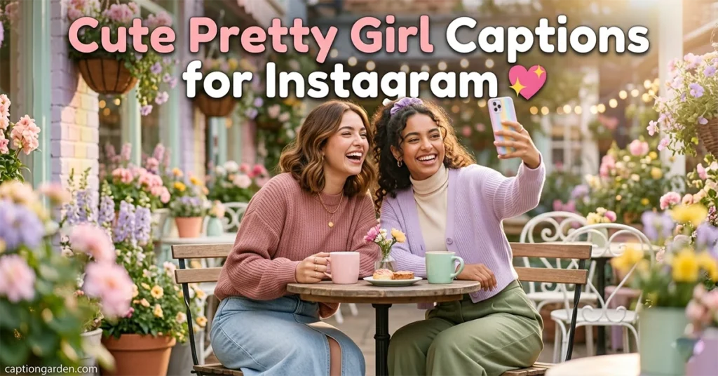 Cute Pretty Girl Captions for Instagram