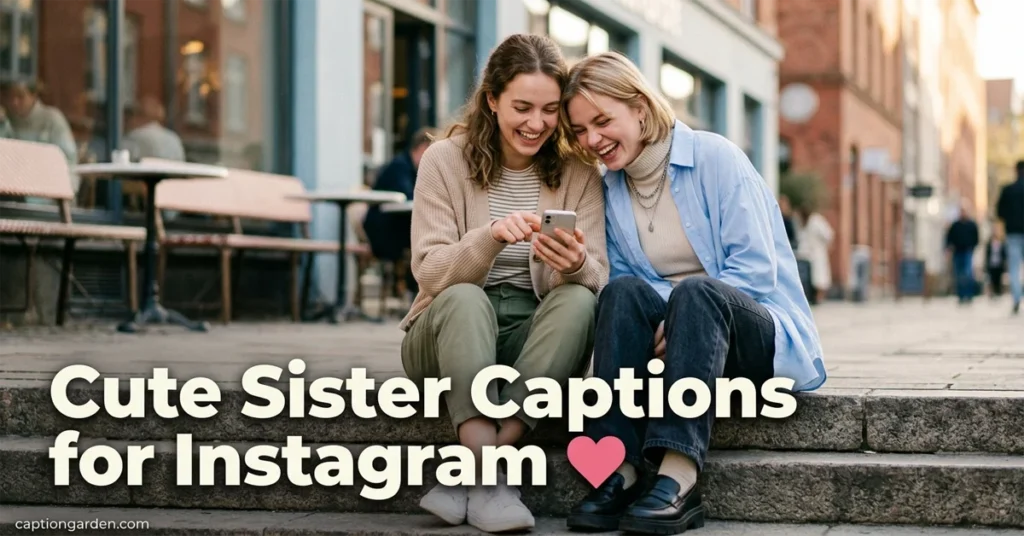 Cute Sister Captions for Instagram