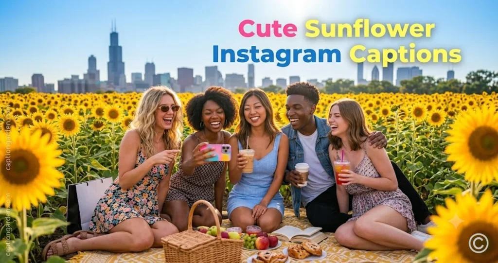 Cute Sunflower Instagram Captions
