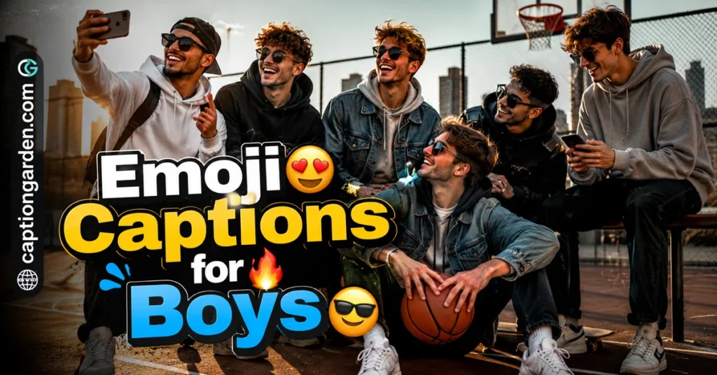 Emoji Captions for Boys