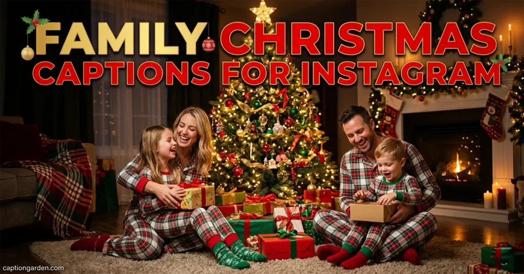 Family Christmas Captions for Instagram