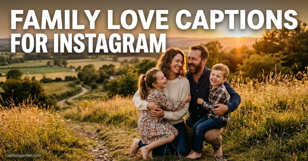Family Love Captions for Instagram