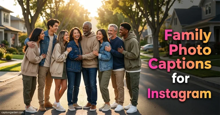 Family Photo Captions for Instagram