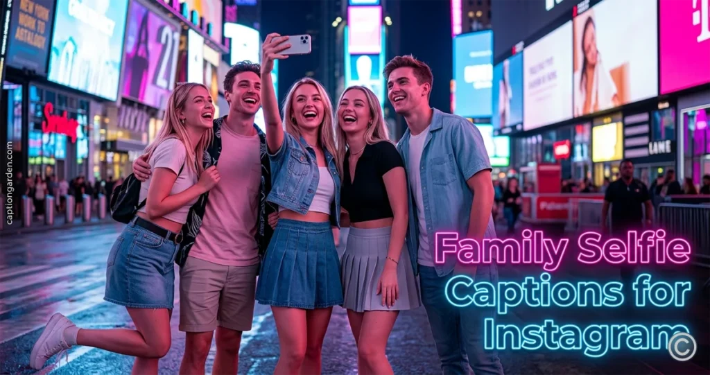 Family Selfie Captions for Instagram