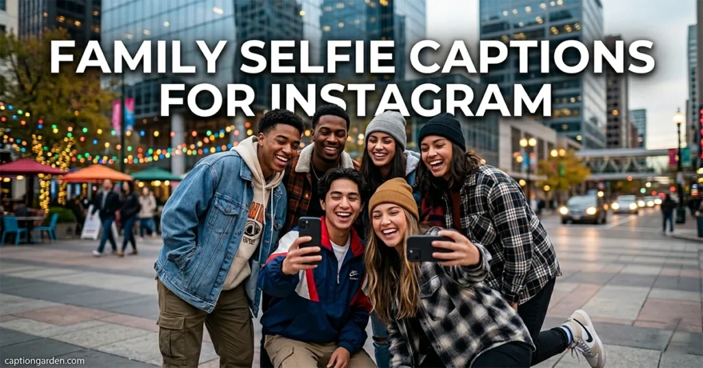 Family Selfie Captions for Instagram