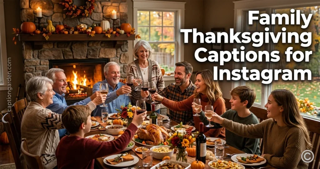 Family Thanksgiving Captions for Instagram 