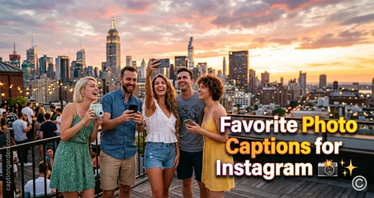 Favorite Photo Captions for Instagram