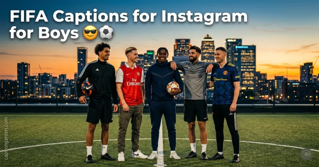 FIFA Captions for Instagram for Boys