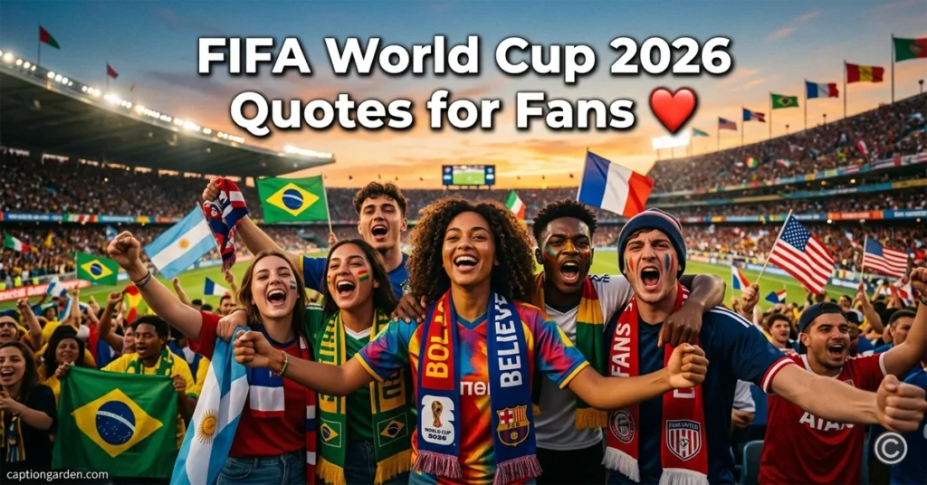 FIFA World Cup 2026 Quotes for Fans