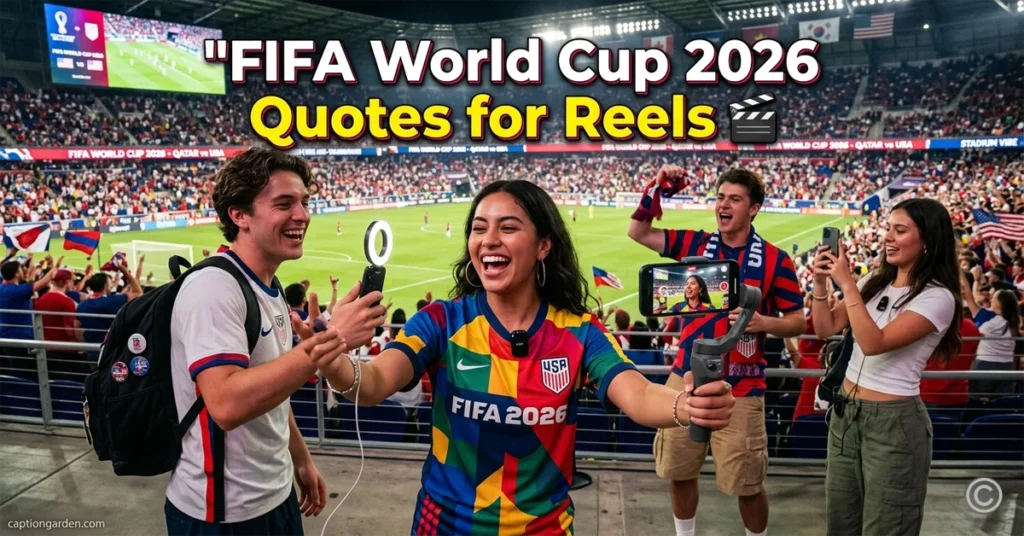 FIFA World Cup 2026 Quotes for Reels