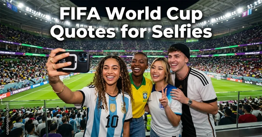 FIFA World Cup Quotes for Selfies
