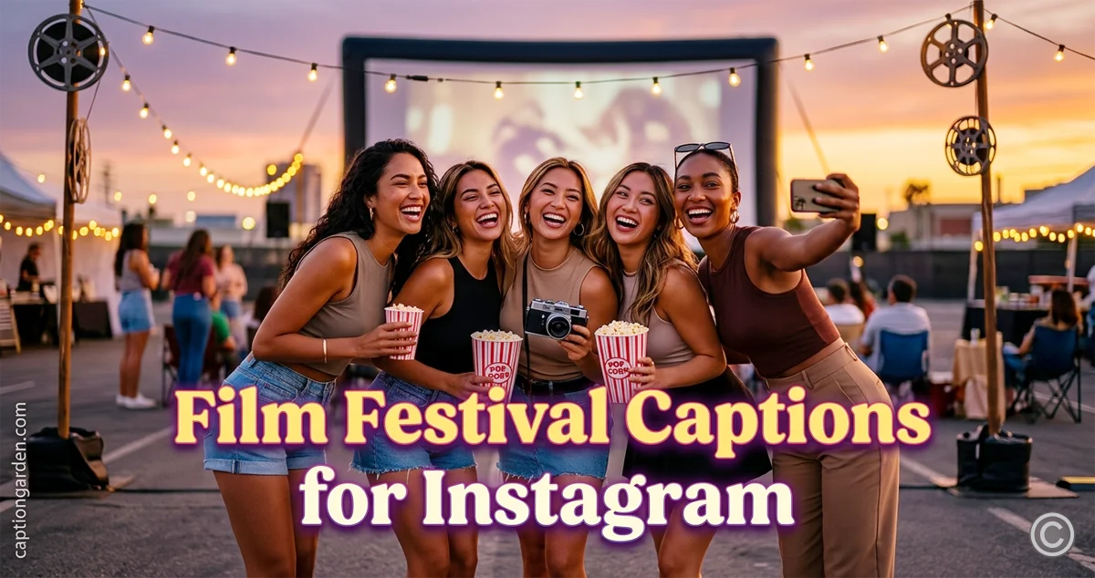 Film Festival Captions for Instagram