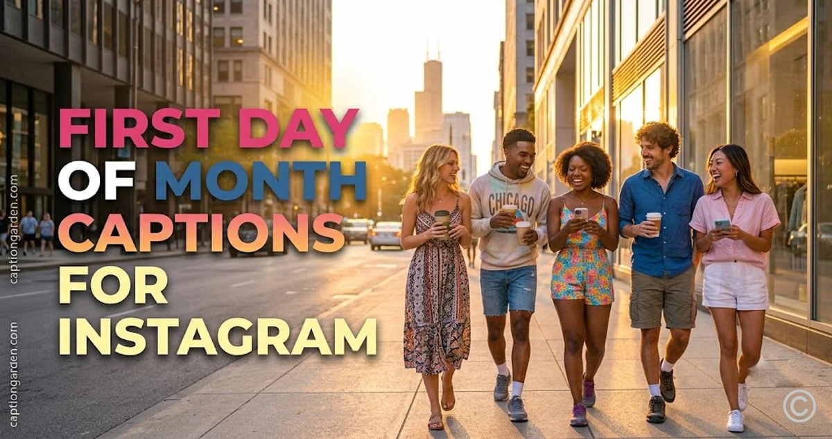 First Day of Month Captions for Instagram
