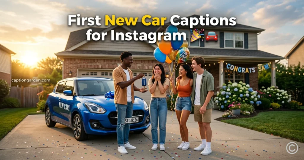 First New Car Captions for Instagram