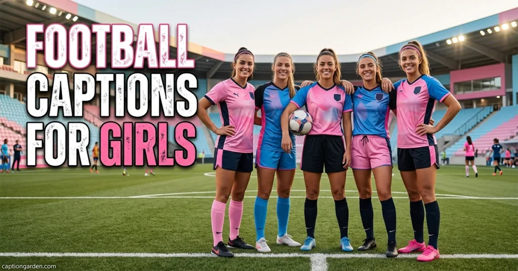 Football Captions for Girls