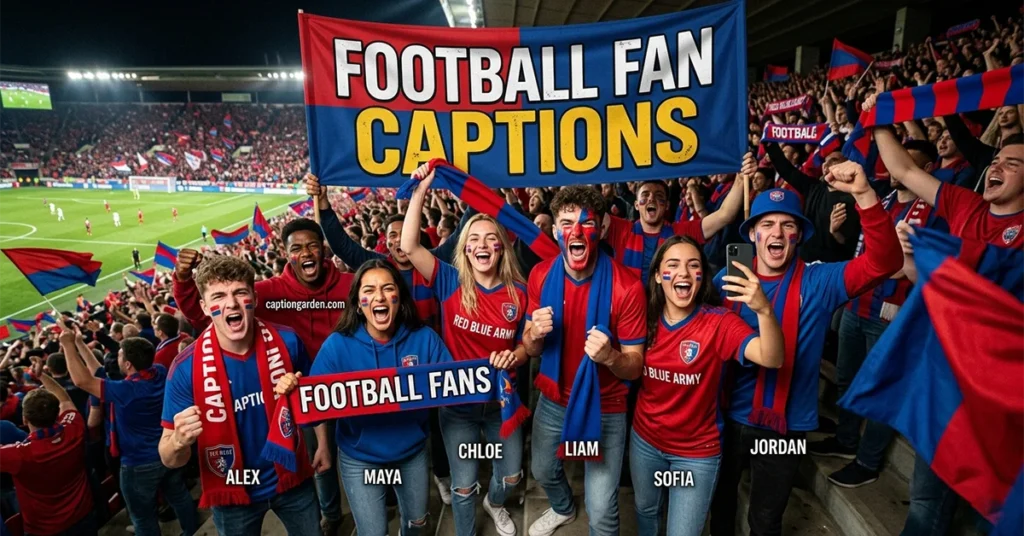 Football Fan Captions