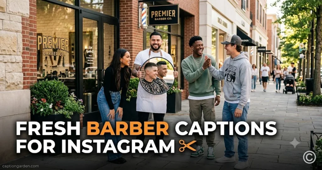 Fresh Barber Captions for instagram