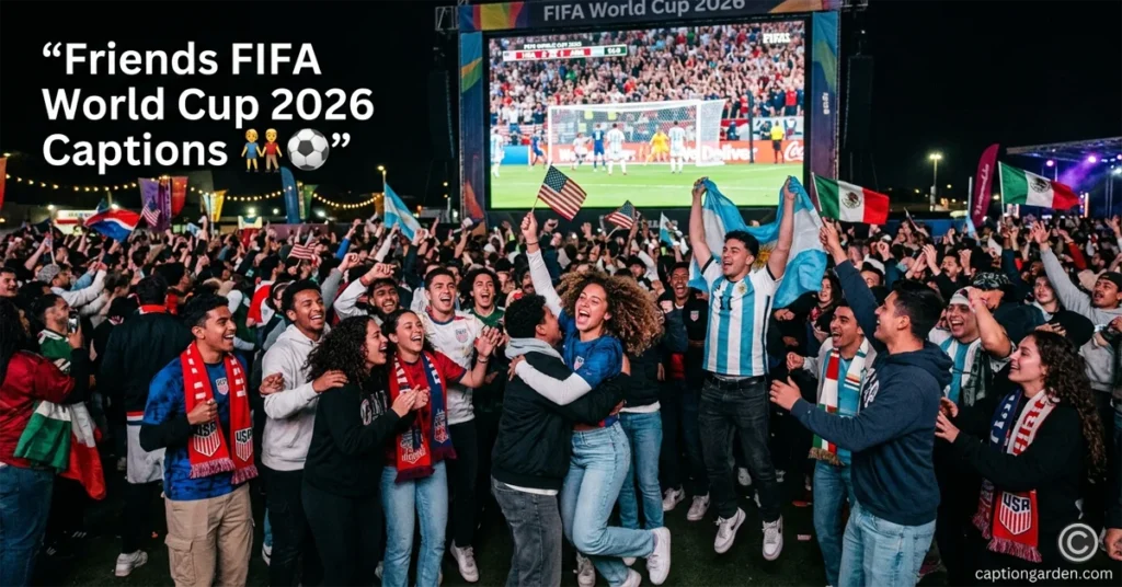Friends FIFA World Cup 2026 Captions 