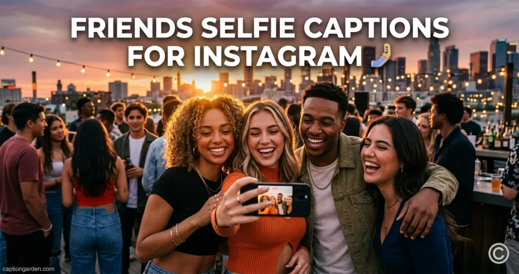 Friends Selfie Captions for Instagram