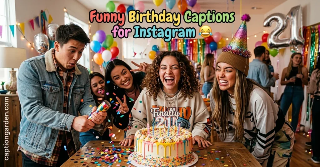 Funny Birthday Captions for Instagram