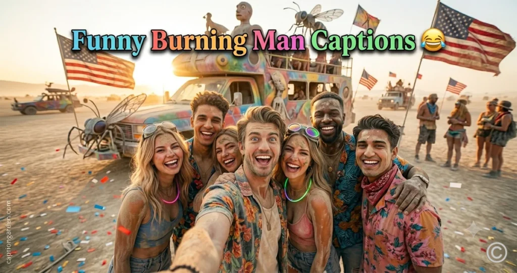 Funny Burning Man Captions