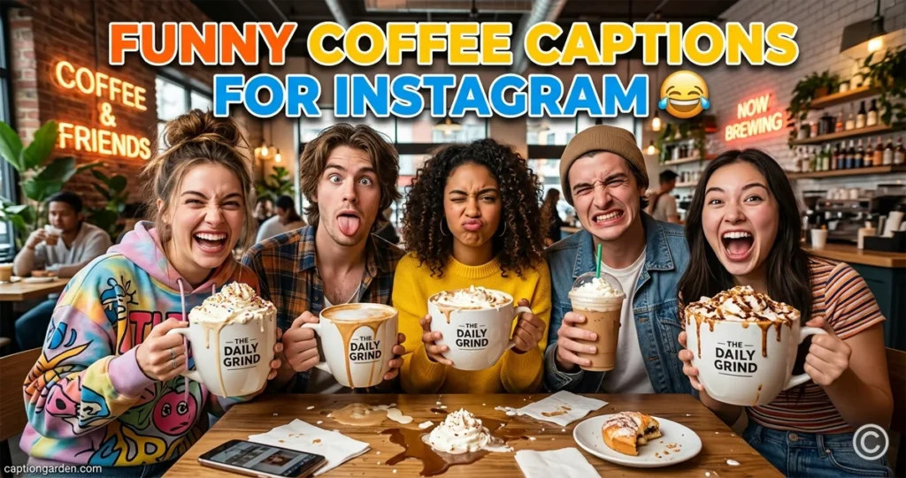 Funny Coffee Captions for Instagram