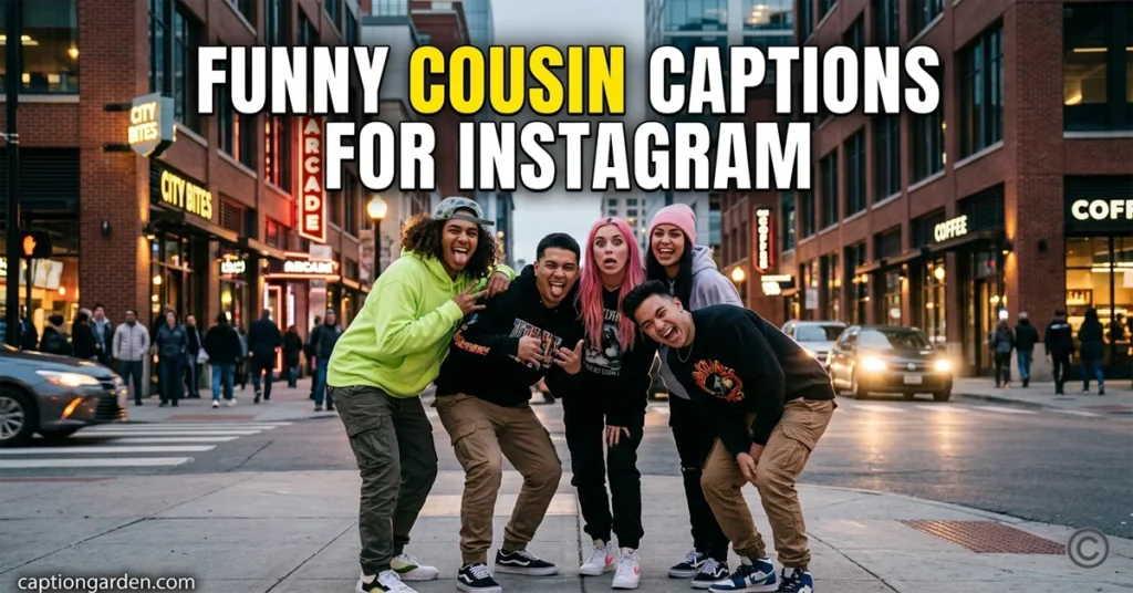 Funny Cousin Captions for Instagram