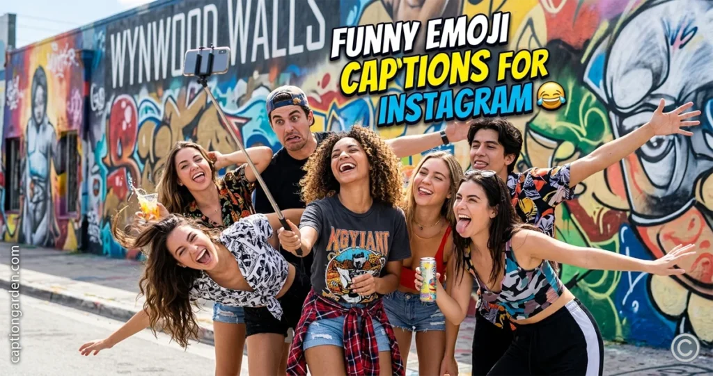 Funny Emoji Captions for Instagram 