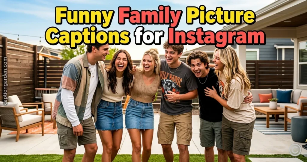 Funny Family Picture Captions for Instagram