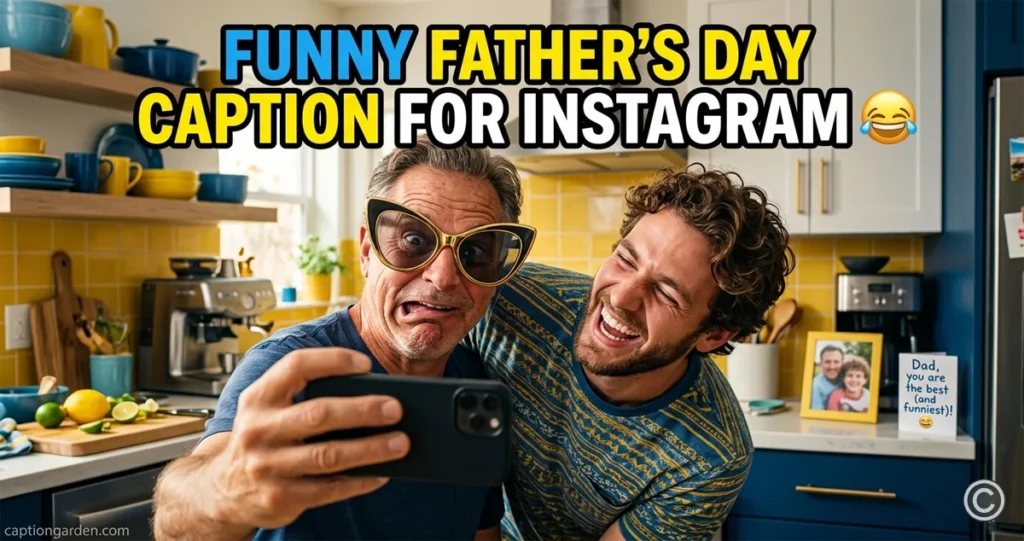 Funny Father's Day Caption for Instagram
