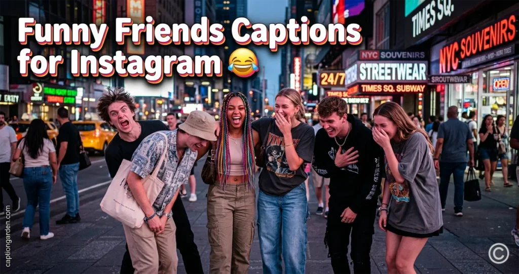 Funny Friends Captions for Instagram