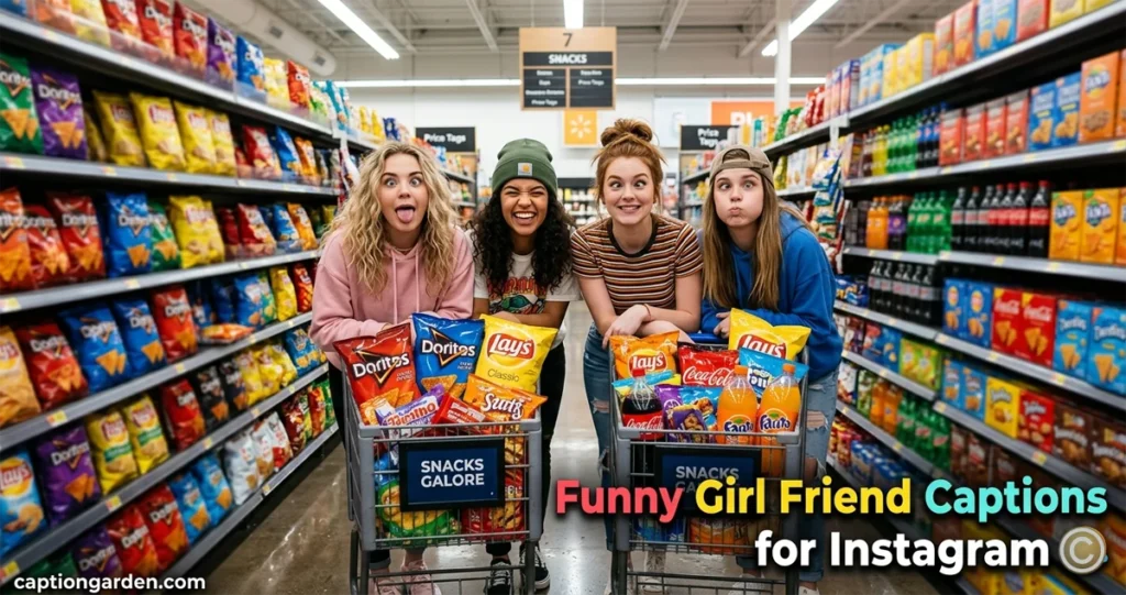 Funny Girl Friend Captions for Instagram