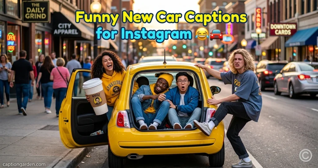 Funny New Car Captions for Instagram
