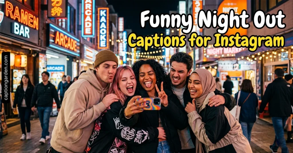 Funny Night Out Captions for Instagram