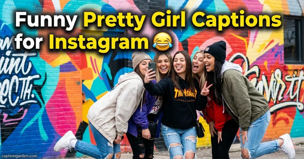 Funny Pretty Girl Captions for Instagram