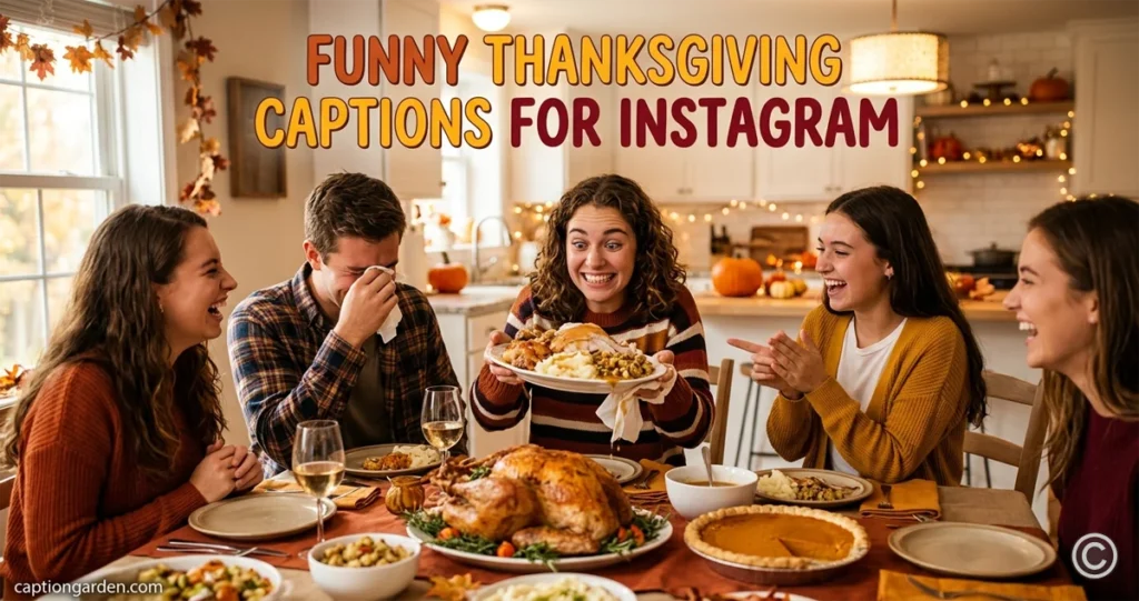 Funny Thanksgiving Captions for Instagram
