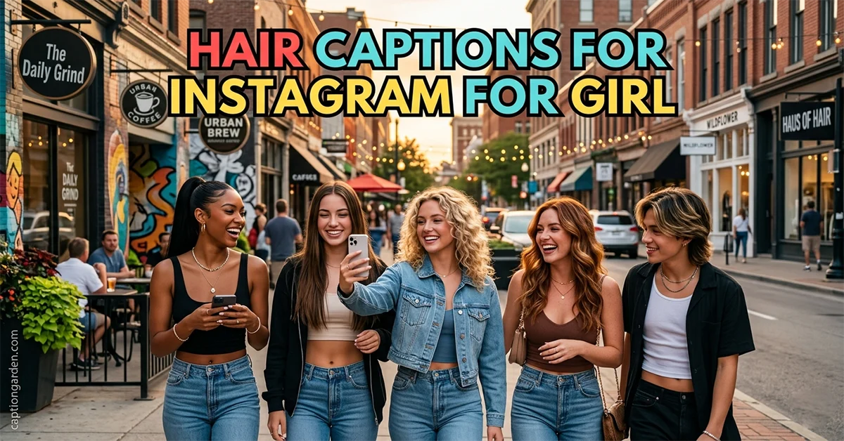 Hair Captions for Instagram for Girl