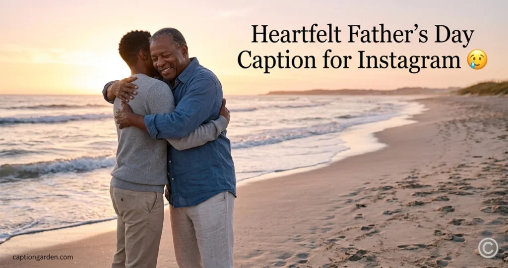 Heartfelt Father's Day Caption for Instagram