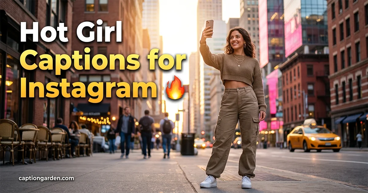 Hot Girl Captions for Instagram