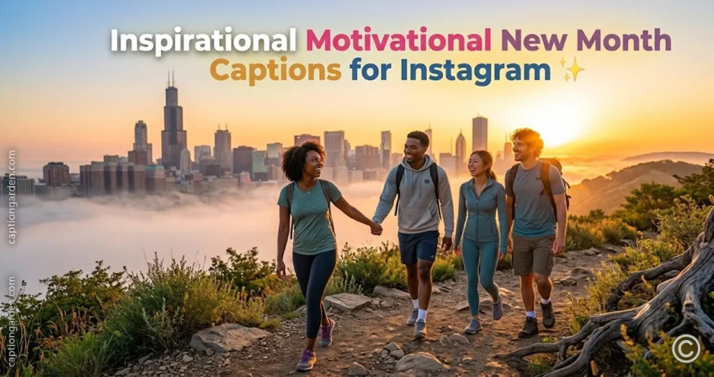 Inspirational Motivational New Month Captions for Instagram