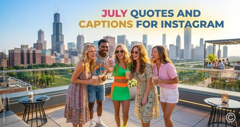 July Quotes and Captions for Instagram
