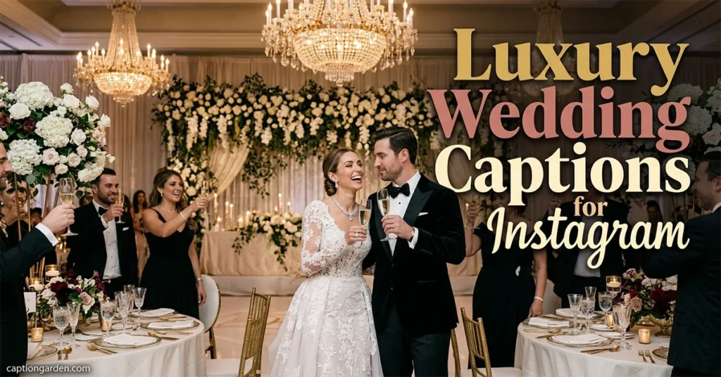 Luxury Wedding Captions for Instagram