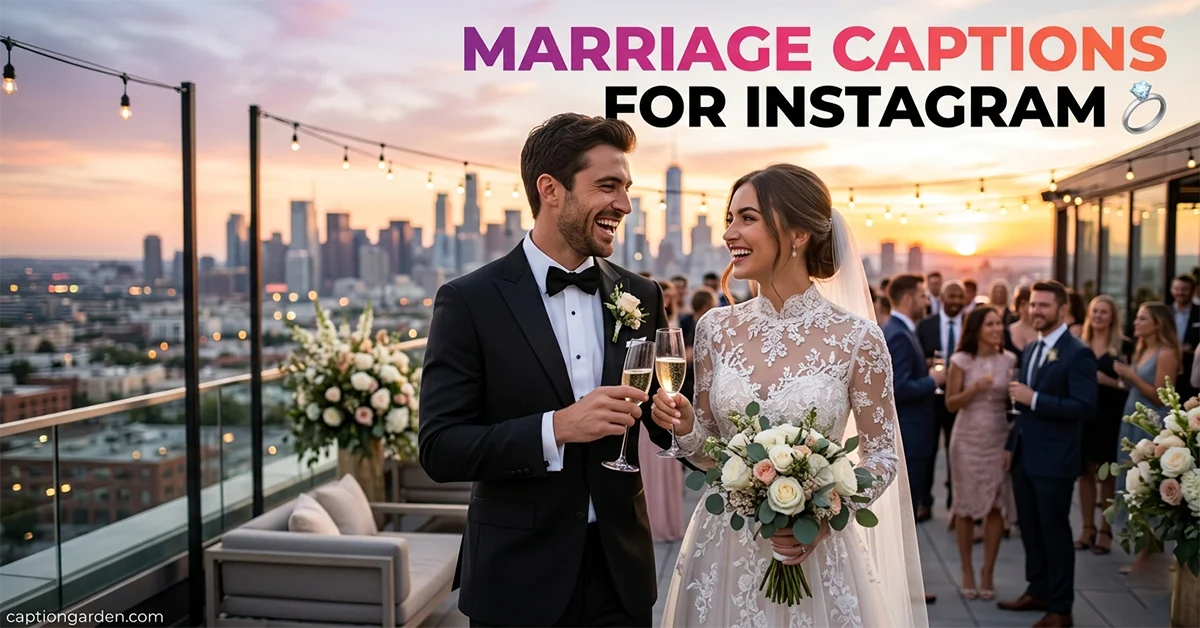 Marriage Captions for Instagram