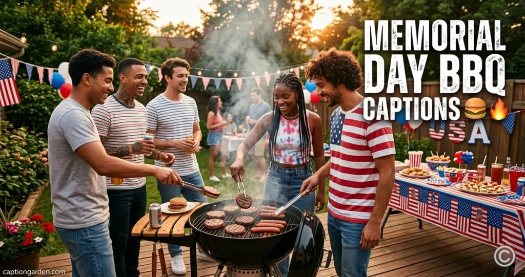 Memorial Day BBQ Captions