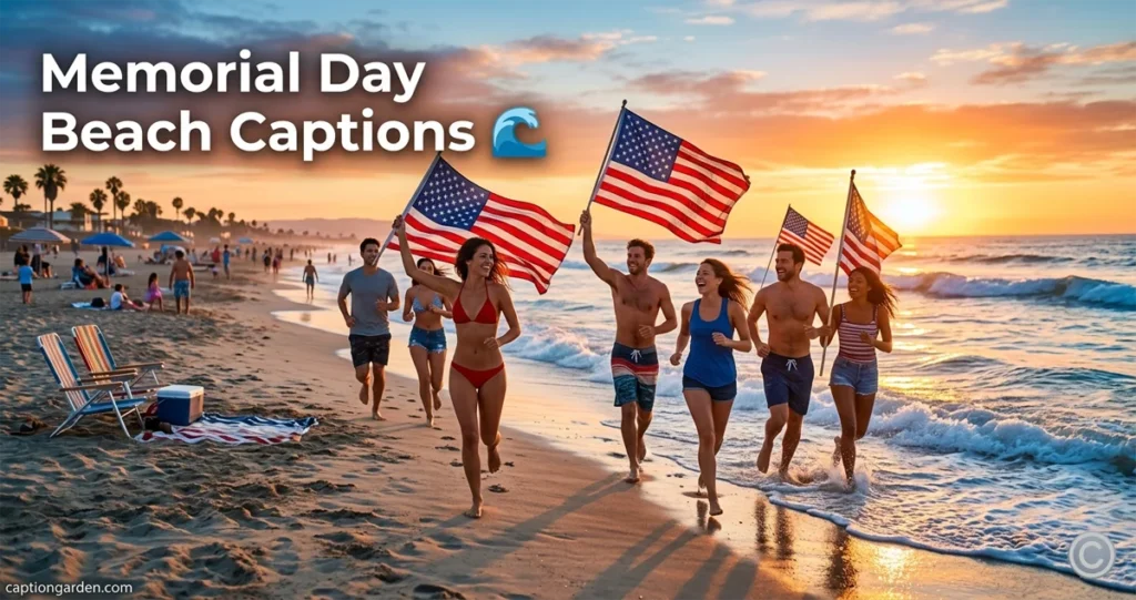 Memorial Day Beach Captions