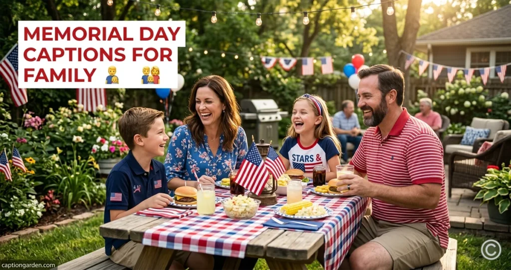 Memorial Day Captions for Family