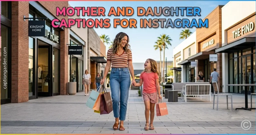 Mother and Daughter Captions for Instagram