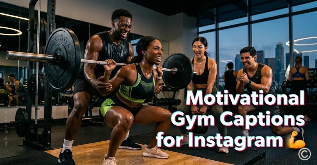 Motivational Gym Captions for Instagram