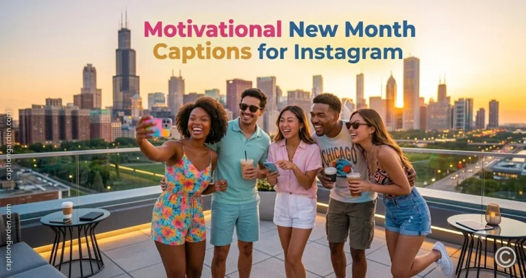 Motivational New Month Captions for Instagram